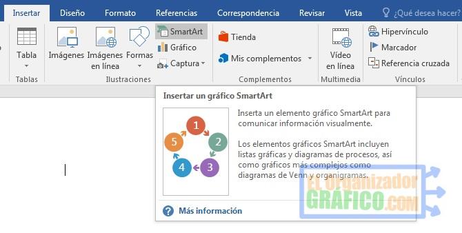 Insertar Smartart en Word