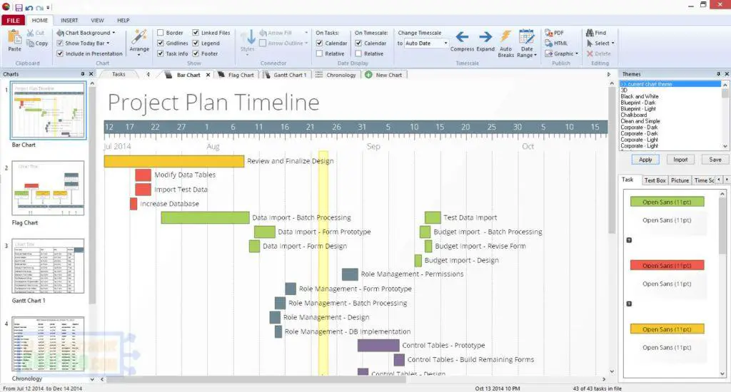 Timeline Maker Pro es un programa / software para hacer líneas de tiempo muy bonitas