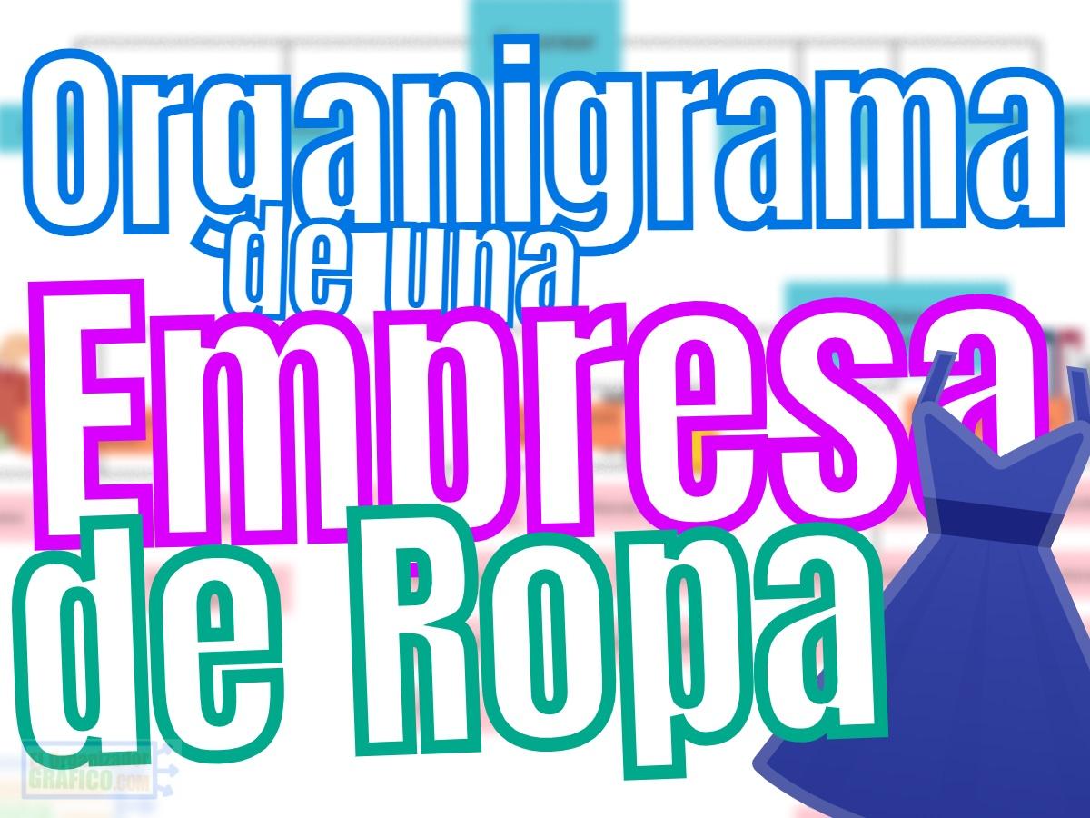 ᐈ Organigrama de una EMPRESA de ROPA (2023)
