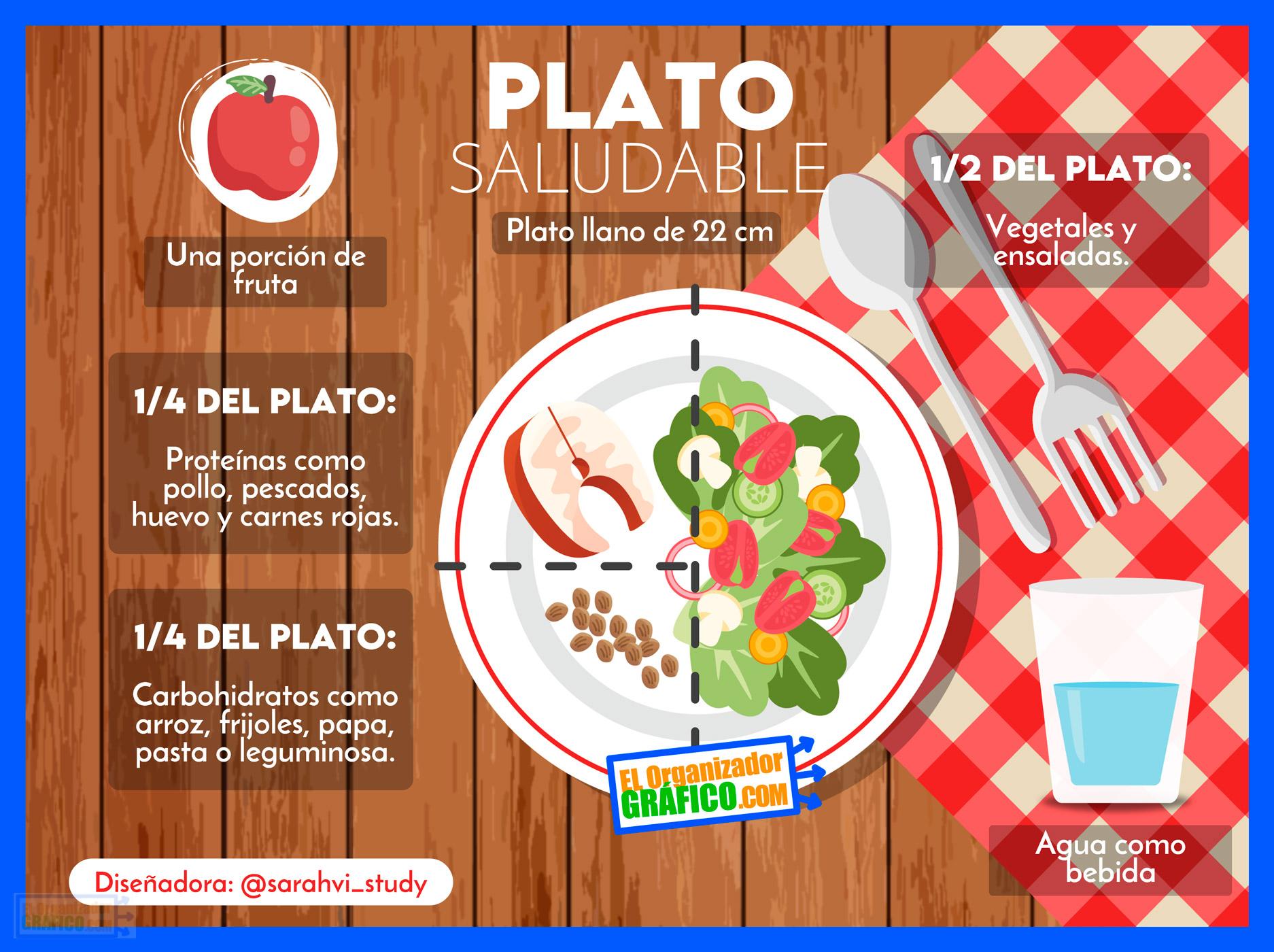 Infografia De Una Alimentacion Saludable