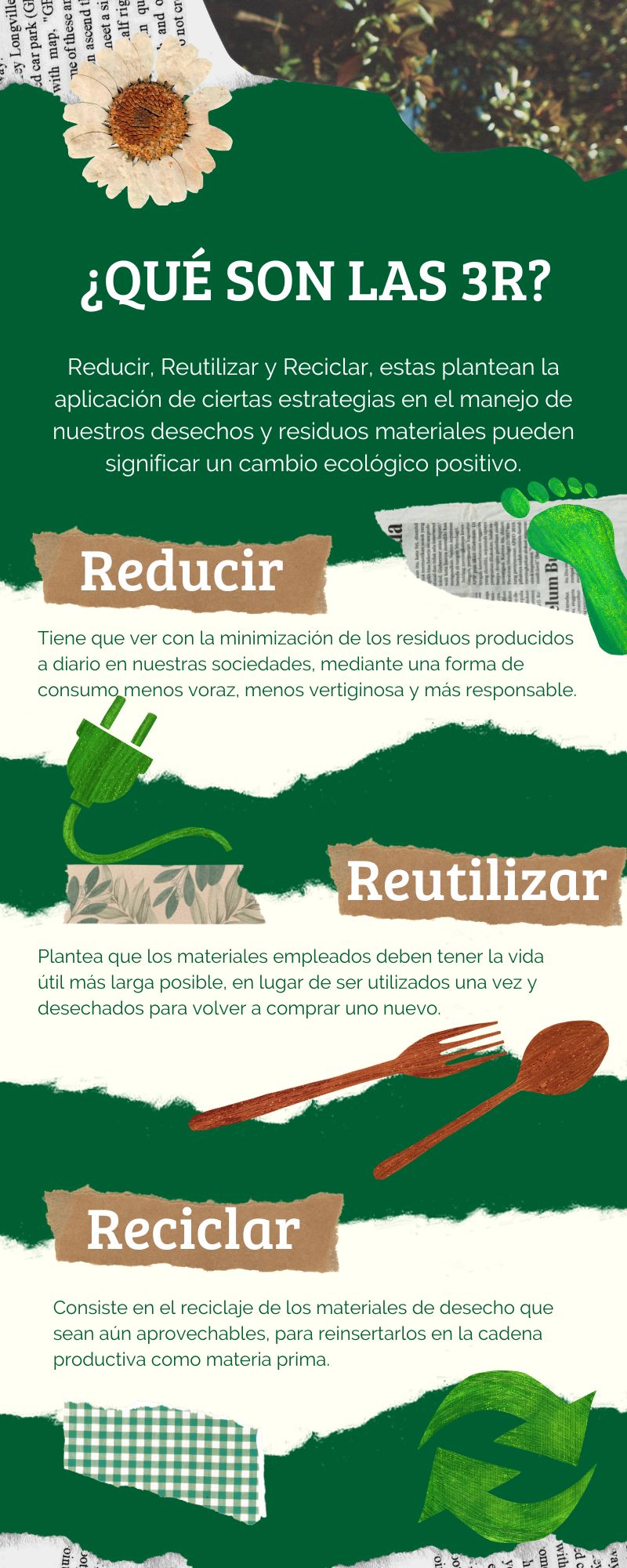 Infografía Sobre Las 3r En El Reciclado