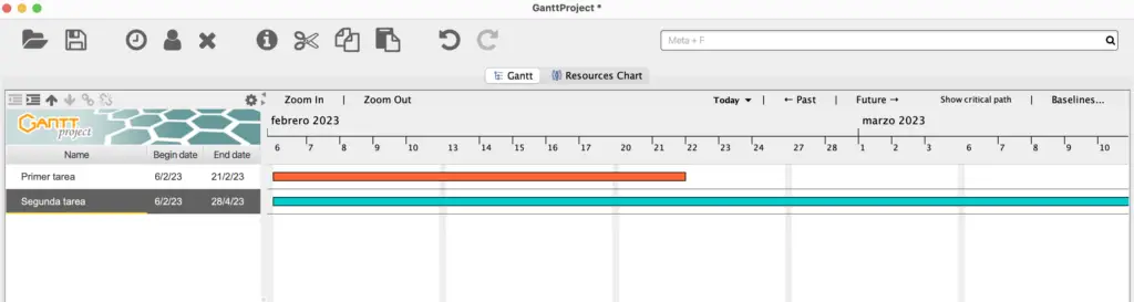 Ganttproject Es Un Software De Código Abierto Para Crear Diagramas De Gantt