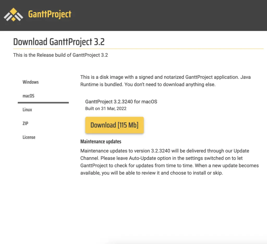 Para Usar Ganttproject Es Necesario Descargar El Programa
