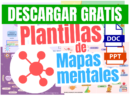 Plantillas de Mapas MENTALES para Descargar (Gratis) [Word y Power Point] Editables